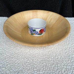 DANSK Tuscany Collection Chip & Dip 2pc